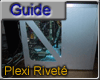 Installer une vitre plexi rivetée