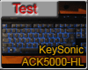 Test clavier KeySonic ACK5000-HL